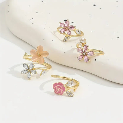 Floral Ring Set | Støt brystkræft