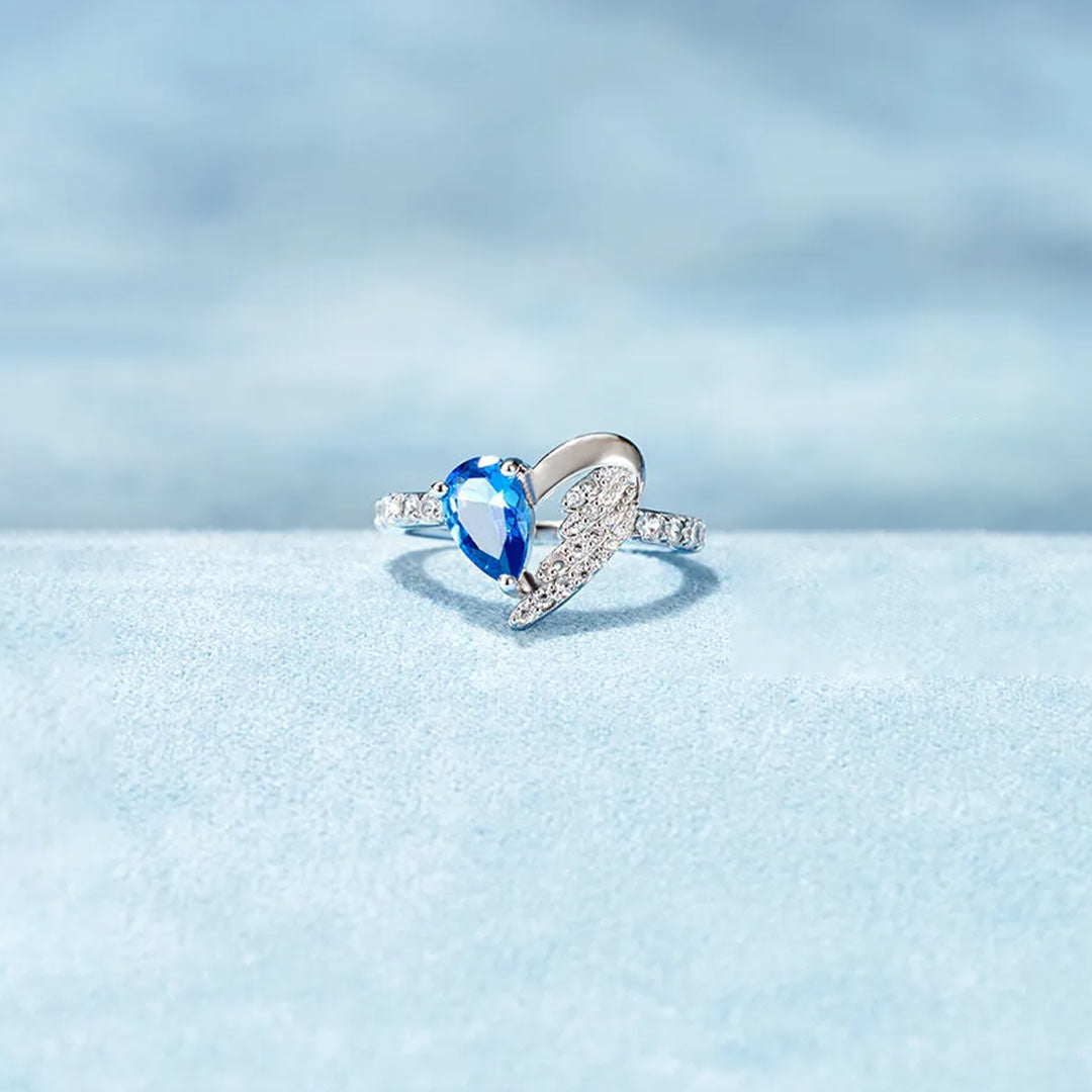 Winged Heart Ring | Støt diabetes