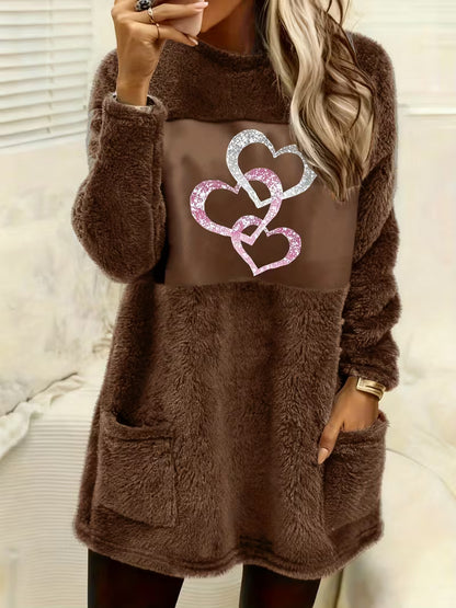 Heart Fur Sweater | Støt brystkræft