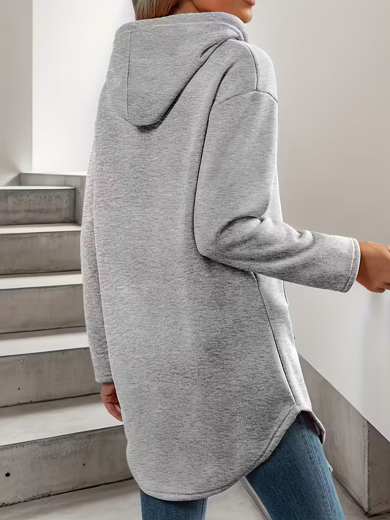 Drawstring Hoodie Dress | Støt brystkræft