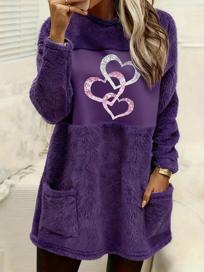 Heart Fur Sweater | Støt brystkræft