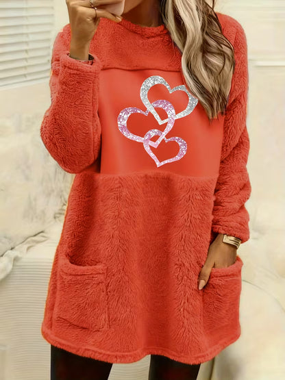 Heart Fur Sweater | Støt brystkræft