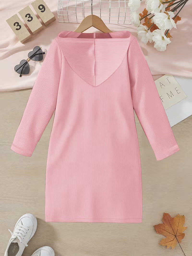 Heart Hoodie Dress | Støt brystkræft