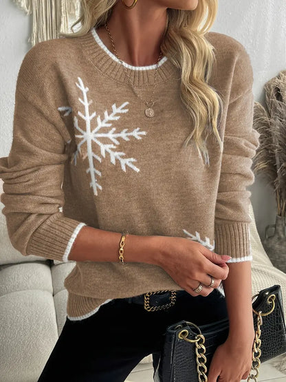 Renis™ - Snefnugstrikket sweater