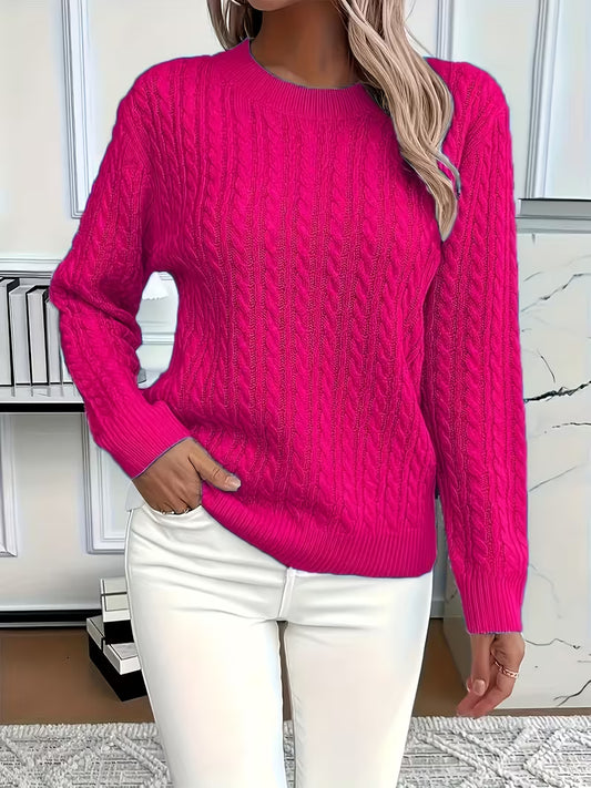 Classy Patterned Sweater | Støt brystkræft