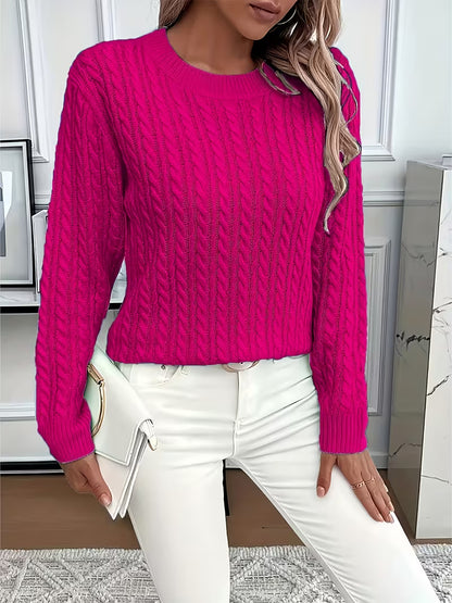 Classy Patterned Sweater | Støt brystkræft