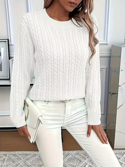 Classy Patterned Sweater | Støt brystkræft