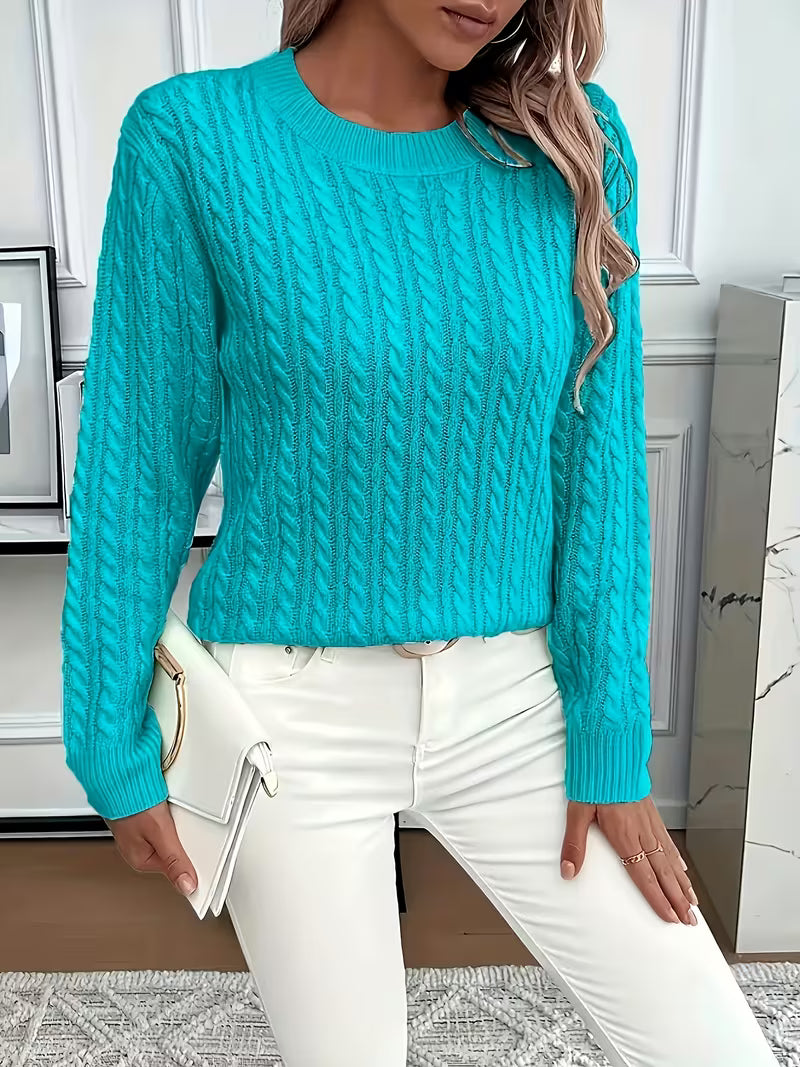 Classy Patterned Sweater | Støt brystkræft