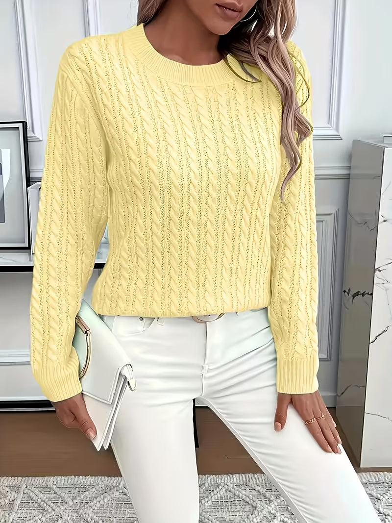 Classy Patterned Sweater | Støt brystkræft