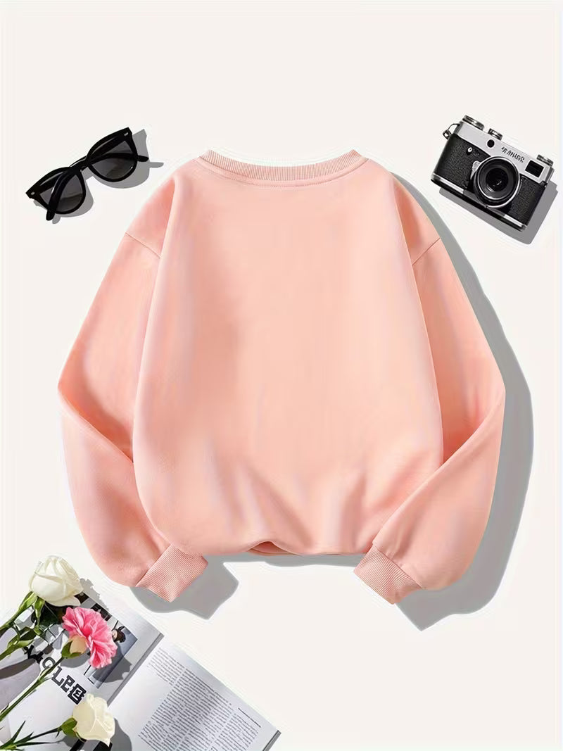 Diamond Double Heart Sweatshirt | Støt brystkræft