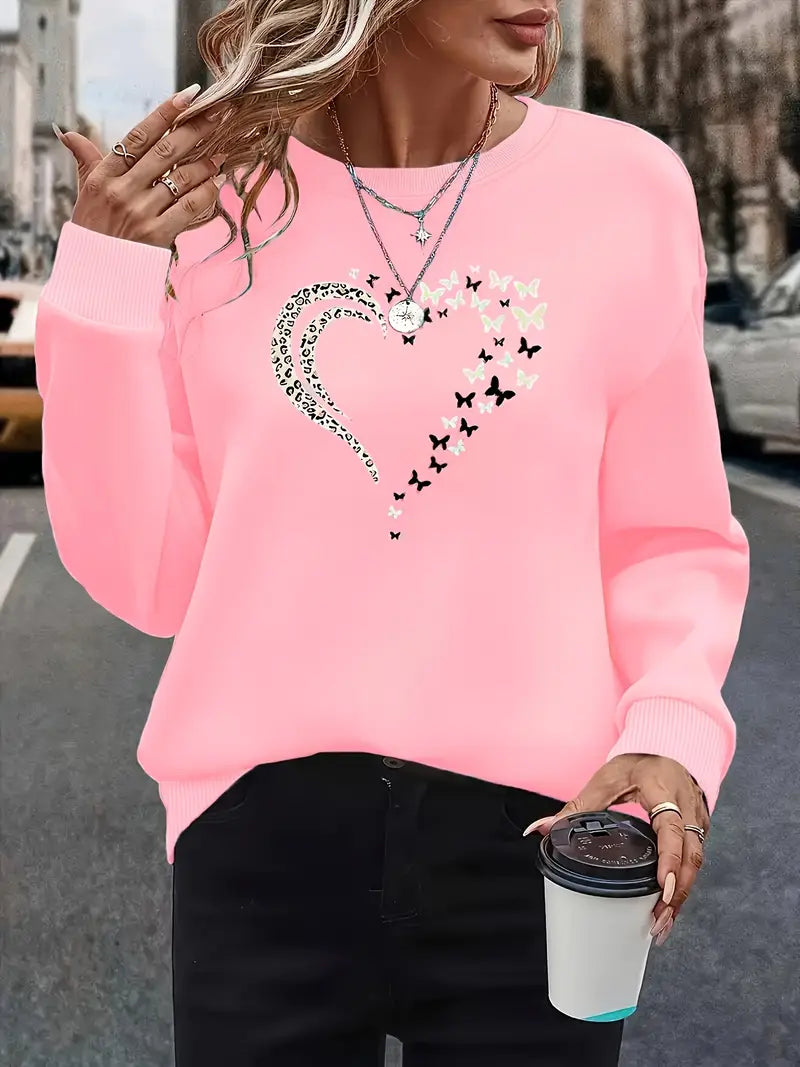 Cozy Pink Sweatshirt | Støt brystkræft