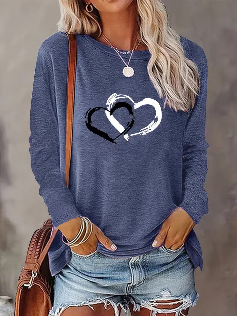 Round Neck Sweatshirt | Støt brystkræft