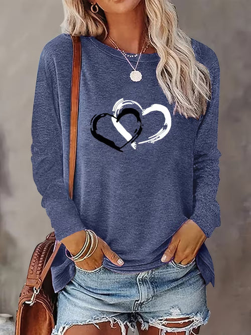 Round Neck Sweatshirt | Støt brystkræft
