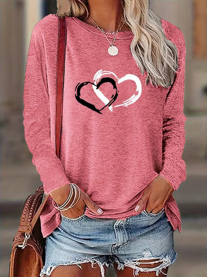 Round Neck Sweatshirt | Støt brystkræft