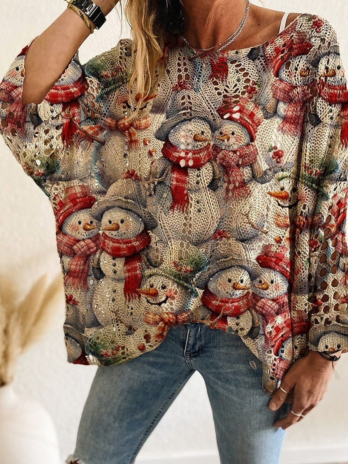 Lumi™ - Hæklet julebluse