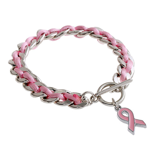 Pink Heart Armband | Støt brystkræft