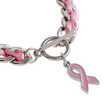 Pink Heart Armband | Støt brystkræft