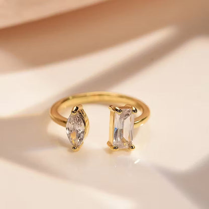 Teardrop Cubic Ring | Støt brystkræft