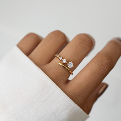 Multi-stone ring | Støt brystkræft