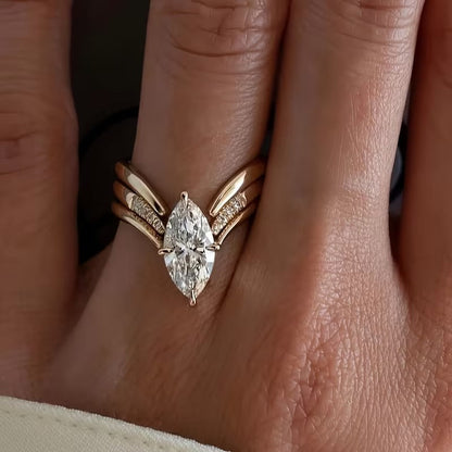 Elegant Drop Ring | Støt brystkræft