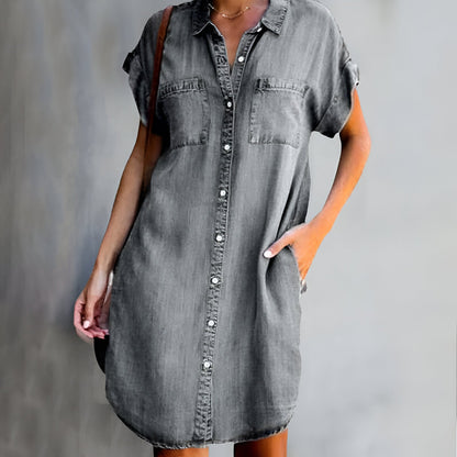 Laura™ - Casual denimkjole