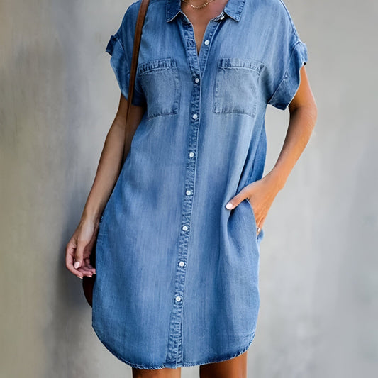 Laura™ - Casual denimkjole