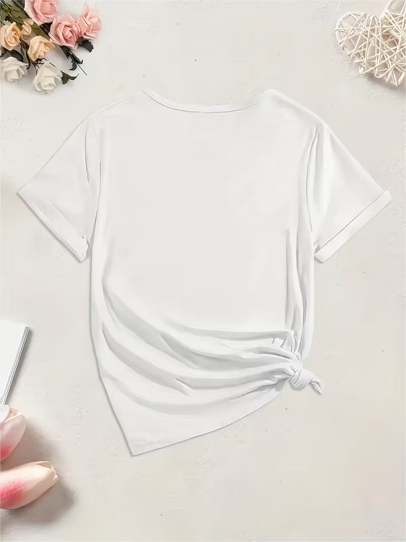 Pink Heart Ribbon Shirt | Støt brystkræft
