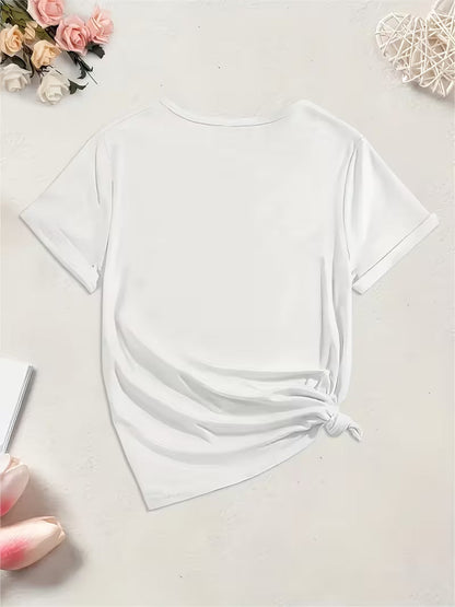 Pink Heart Ribbon Shirt | Støt brystkræft